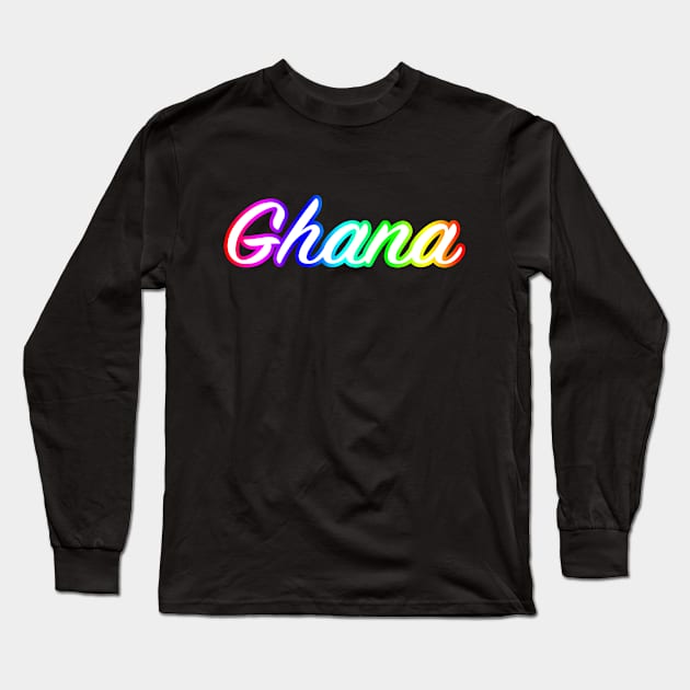 Ghana Long Sleeve T-Shirt by lenn